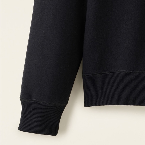 Roots Men’s Buffalo Plaid Zip Stein Hoodie Black Red Quarter Zip Sweater M - Picture 11 of 16